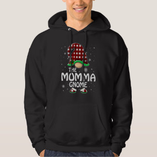 Momma Gnom Büffel Kariert Passende Familiengruppe  Hoodie