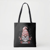 Momma Gnome Christmas Pajama Matching Family Group Tasche (Vorderseite)