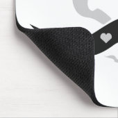 Momma Goose Schwimmen Mousepad (Ecke)