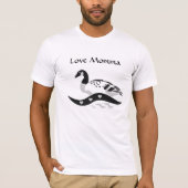 Momma Goose Schwimmen T-Shirt (Vorderseite)