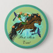 Momma Horse and foto Button (Vorderseite)