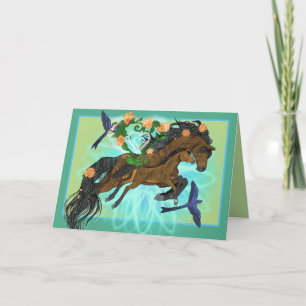 Momma Horse and foto Karte