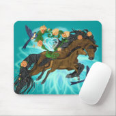Momma Horse and foto Mousepad (Mit Mouse)