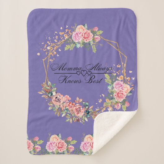 Momma kennt immer das beste Blanket Sherpadecke (Vorderseite)