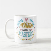 Momma mit einer Hauptgrad-Abschluss-Kaffee-Tasse Kaffeetasse (Links)