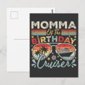 Momma of the Birthday Cruiser Vacation Postkarte (Vorne/Hinten)