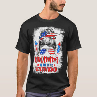 Momma of the Little Firecracker 4. Juli Geburtstag T-Shirt