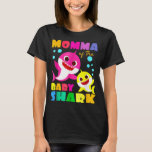 Momma Shark Birthday Momma Shark Family Mother D T-Shirt<br><div class="desc">Momma Shark Birthday Momma Shark Family Mother Day</div>