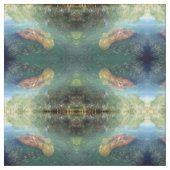 Momma und Baby Manatee Fabric Stoff (Muster)