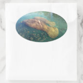 Momma und Baby Manateure Stickers (Tasche)