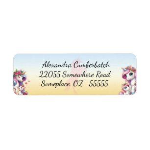 Momma und Baby Pastel Unicorns