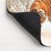 Momma und Baby Tigers Mousepad (Ecke)