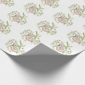 Momma- und Babyschwellen Geschenkpapier (Ecke)