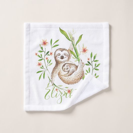 Momma- und Babyschwellen Waschlappen (Waschlappen)