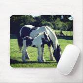 Momma und Colt Pferde Mousepad (Mit Mouse)