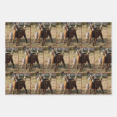 Momma und Kid Goat - kleine Drucke Geschenkpapier Set (Vorderseite 3)