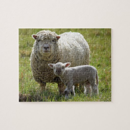 Mommas Baby Lamb Puzzle (Horizontal)
