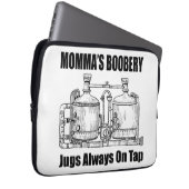 Mommas Boobery Jugs immer Gestochen Laptopschutzhülle (Vorne Rechts)