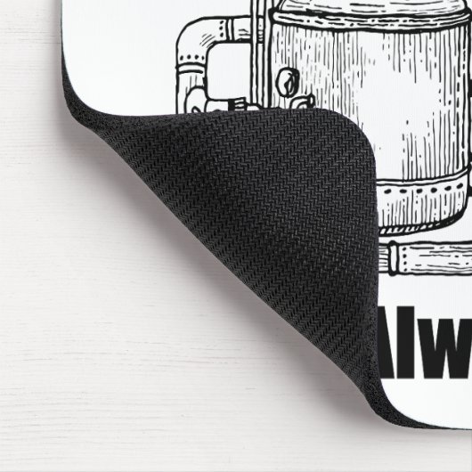 Mommas Boobery Jugs immer Gestochen Mousepad (Ecke)