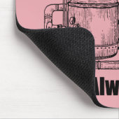Mommas Boobery Jugs immer Gestochen Mousepad (Ecke)