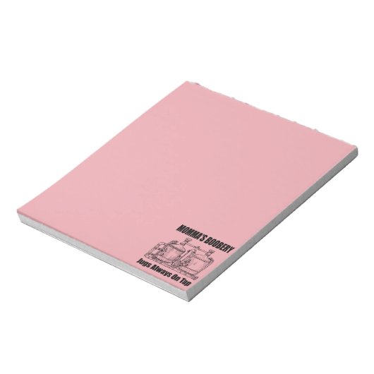 Mommas Boobery Jugs immer Gestochen Notizblock (Rotiert)