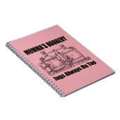 Mommas Boobery Jugs immer Gestochen Notizblock (Rechte Seite)