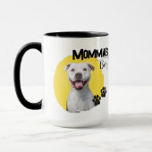 Momma's Boy Customizable Coffee Tasse (Links)