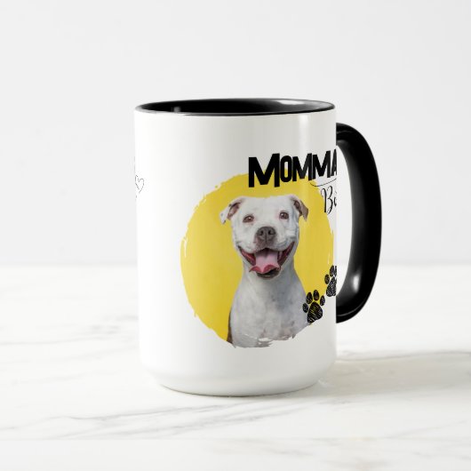Momma's Boy Customizable Coffee Tasse (VorderseiteRechts)