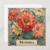 Mommas Embrace: Liebende Briefe Feiertagskarte (Vorne/Hinten)