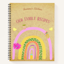 Momma's Kitchen Art Our Family Recipes Notizblock
