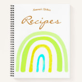 Momma's Kitchen Boho Recipes Notebook Notizblock (Vorderseite)