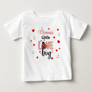 Mommas kleiner Liebe-Bug Baby T-shirt