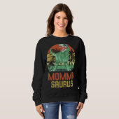 Mommasaurus Rex Dinosaur Momma Saurus Familienmatt Sweatshirt (Vorne ganz)