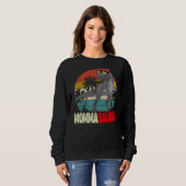 Mommasaurus Rex Dinosaurier Momma Saurus Mother Sweatshirt (Vorne ganz)