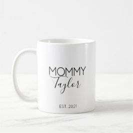Mommername Schwangerschaft Ankündigung Geschenk Ka Kaffeetasse