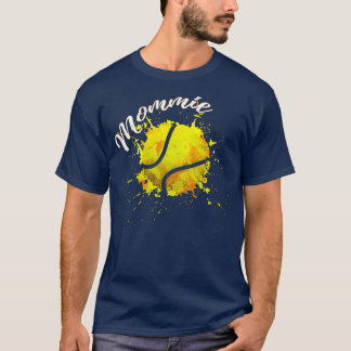 Mommie Baseball Colorful T-Shirt