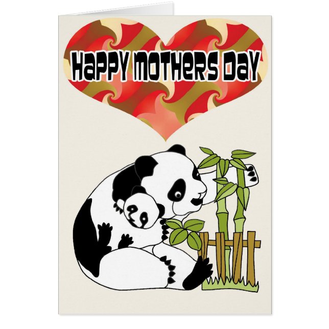 Mommie mit Baby-Panda (Vorne)