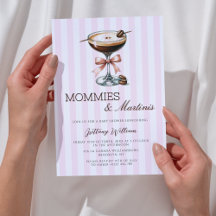 Mommies und Martinis Pink Bow Pink Girl