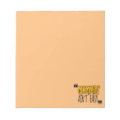 Mommin' Ain nicht leicht Notizblock (Vorderseite)