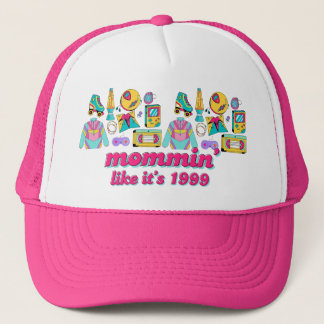 Mommin' Like It's 1999 - Funny Y2K Mama Gift Truckerkappe
