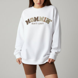 Mommin'-Patchwork-Sweatshirt Sweatshirt