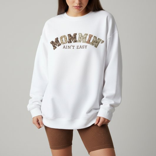 Mommin'-Patchwork-Sweatshirt Sweatshirt