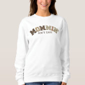 Mommin'-Patchwork-Sweatshirt Sweatshirt (Vorderseite)