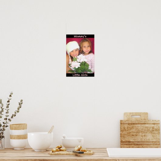 Mommmys kleine Mädchen Poster (Küche)