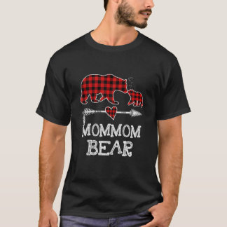 Mommom Bear Christmas Pajama Red Kariert Buffalo F T-Shirt