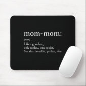 Mommom Gift Definition Oma Mama Mütter Tag Mousepad (Mit Mouse)