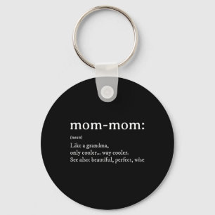 Mommom Gift Definition Oma Mama Mütter Tag Schlüsselanhänger