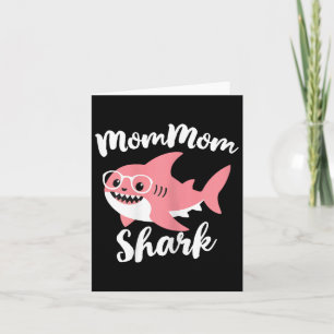 Mommom Shark Muttertag Oma Lustig Mom-mom  Karte