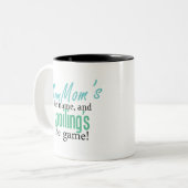 MomMoms der Name und Verderbens des Spiels Zweifarbige Tasse (Vorderseite Links)