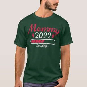Mommy 2022 Pregnancy Reveal Bald zu Mama Baby sh T-Shirt